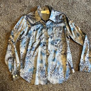 Christie and Jill 95% Silk Blouse